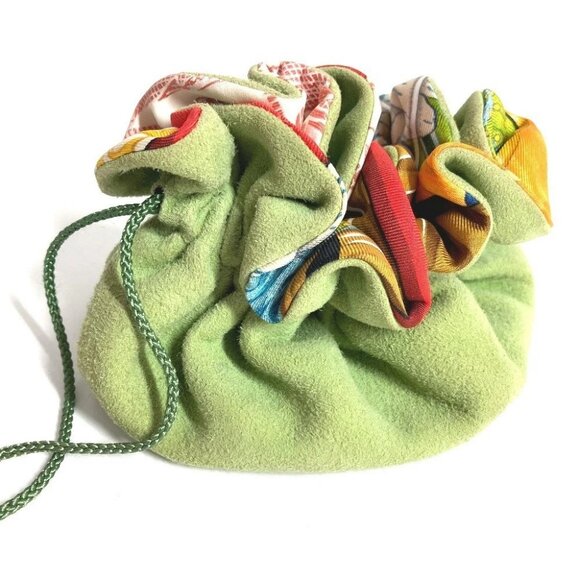 HERMES Bijoux Animal Pattern Drawstring pouch Multi-purpose Pouch Multicolore - Picture 3 of 10